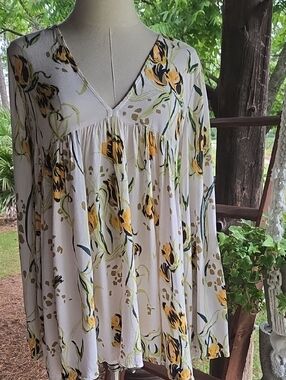 Free People Bella Daylily Print Tunic